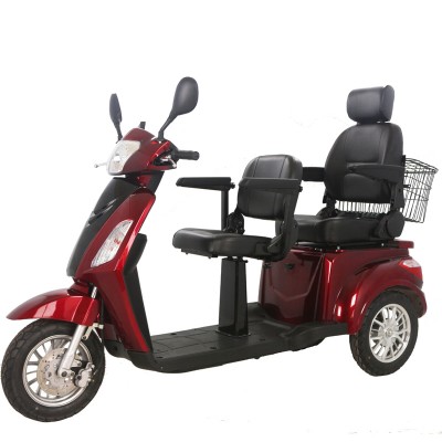 EEC/ COC 3 Wheel 2 seats Electric Mobility handicap scooter