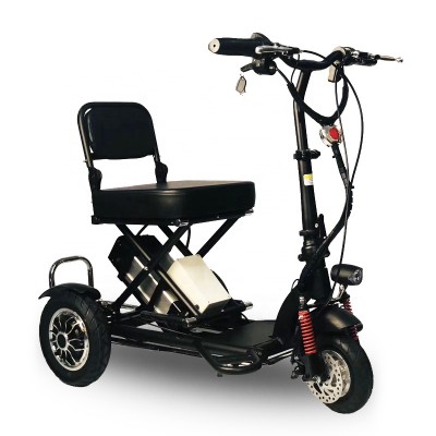 China 3 wheel trike 48V 350W folding handicapped mobility scooter with CE