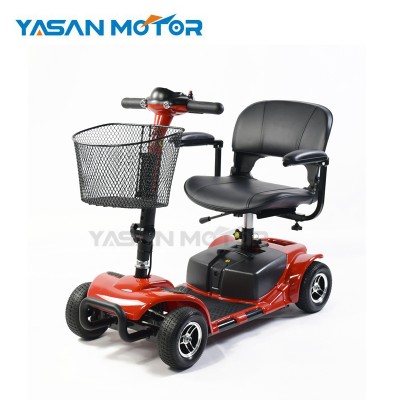 2019 Fashion 180W 24V 4 wheel Electric Disabled handicapped Mobility Scooter vehicle With seat