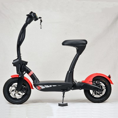 48V 12AH lithium battery mini electric scooter two wheel 50km long range