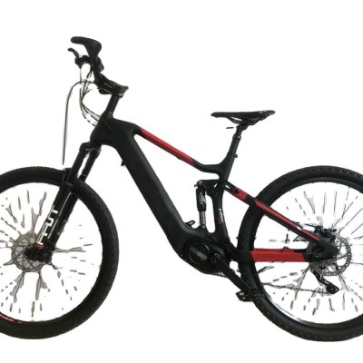 250W Mid Drive 48V Carbon Ebike Electric Bike 27.5" For Wholesales