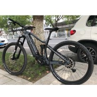 Mountain electric bike with lithium battery,Carbon sport handlebar ,electric bike controller 43V